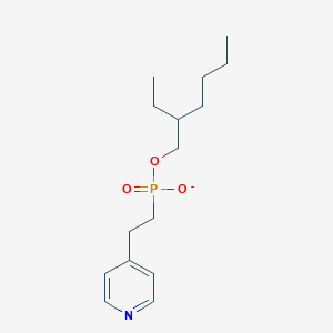 2-Ethylhexyl [2-(pyridin-4-yl)ethyl]phosphonate