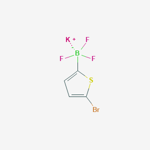 molecular formula C4H2BBrF3KS B1453180 Potassium (5-bromothiophen-2-yl)trifluoroborate CAS No. 1239370-98-9