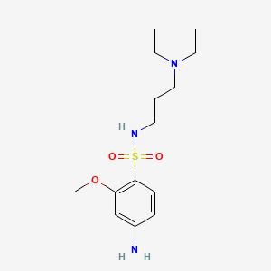 Benzenesulfonamide, 4-amino-N-(3-(diethylamino)propyl)-2-methoxy-