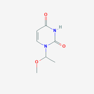 1-(1-Methoxyethyl)pyrimidine-2,4-dione