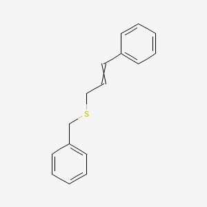 [3-(Benzylsulfanyl)prop-1-en-1-yl]benzene