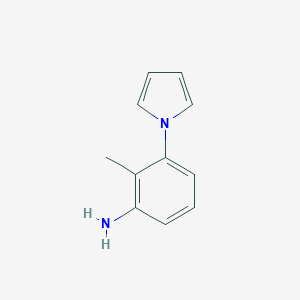 molecular formula C11H12N2 B145319 2-甲基-3-(1H-吡咯-1-基)苯胺 CAS No. 137352-75-1