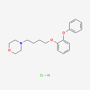 4-[4-(2-Phenoxyphenoxy)butyl]morpholine;hydrochloride