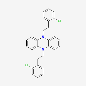 5,10-Bis[2-(2-chlorophenyl)ethyl]-5,10-dihydrophenazine