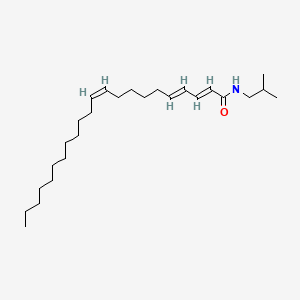 (2E,4E,10Z)-N-(2-methylpropyl)docosa-2,4,10-trienamide