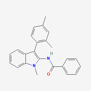 N-[3-(2,4-Dimethylphenyl)-1-methyl-1H-indol-2-yl]benzamide