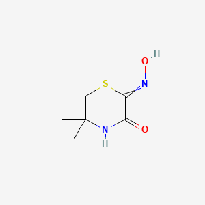 2-(Hydroxyimino)-5,5-dimethylthiomorpholin-3-one