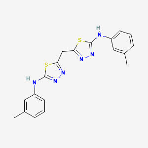 5,5'-Methylenebis[N-(3-methylphenyl)-1,3,4-thiadiazol-2-amine]