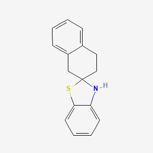 B1453200 3',4'-dihydro-1'H,3H-spiro[1,3-benzothiazole-2,2'-naphthalene] CAS No. 1221792-12-6