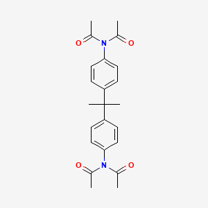 N,N'-[Propane-2,2-diyldi(4,1-phenylene)]bis(N-acetylacetamide)