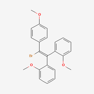 1,1'-[2-Bromo-2-(4-methoxyphenyl)ethene-1,1-diyl]bis(2-methoxybenzene)