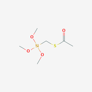 S-[(Trimethoxysilyl)methyl] ethanethioate