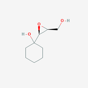 1-[(2S,3S)-3-(hydroxymethyl)oxiran-2-yl]cyclohexan-1-ol