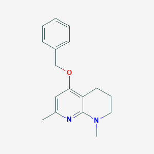 5-(Benzyloxy)-1,7-dimethyl-1,2,3,4-tetrahydro-1,8-naphthyridine