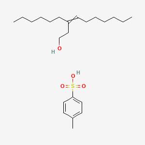 3-Hexyldec-3-en-1-ol;4-methylbenzenesulfonic acid