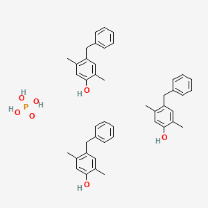 Phosphoric acid--4-benzyl-2,5-dimethylphenol (1/3)