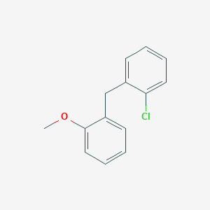 1-Chloro-2-[(2-methoxyphenyl)methyl]benzene