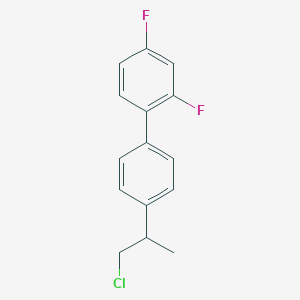 4'-(1-Chloropropan-2-yl)-2,4-difluoro-1,1'-biphenyl