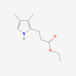 Ethyl 3-(3,4-dimethyl-1H-pyrrol-2-yl)propanoate