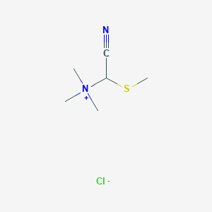 Cyano-N,N,N-trimethyl(methylsulfanyl)methanaminium chloride