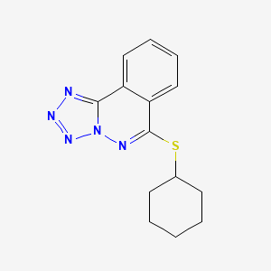 6-(Cyclohexylsulfanyl)tetrazolo[5,1-a]phthalazine