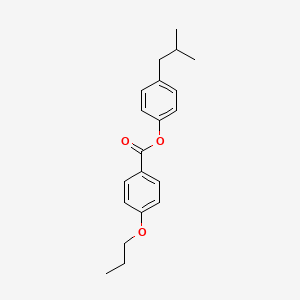 4-(2-Methylpropyl)phenyl 4-propoxybenzoate