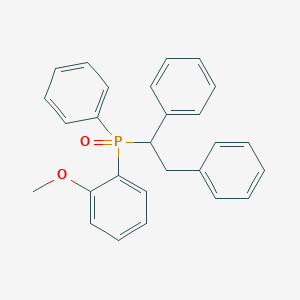 (1,2-Diphenylethyl)(2-methoxyphenyl)oxo(phenyl)-lambda~5~-phosphane