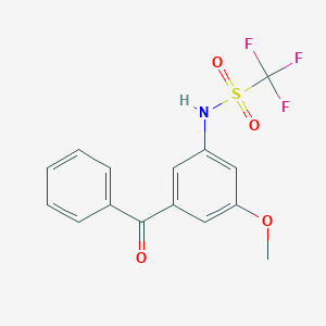 N-(3-Benzoyl-5-methoxyphenyl)-1,1,1-trifluoromethanesulfonamide