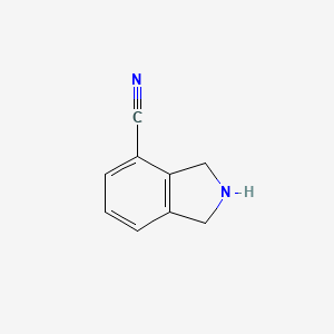 molecular formula C9H8N2 B1453231 异吲哚啉-4-腈 CAS No. 1159883-00-7
