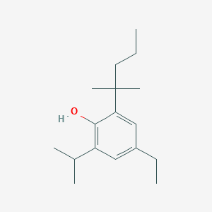 4-Ethyl-2-(2-methylpentan-2-yl)-6-(propan-2-yl)phenol