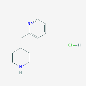 molecular formula C11H17ClN2 B1453233 2-(Piperidin-4-ylmethyl)pyridine hydrochloride CAS No. 1303890-44-9