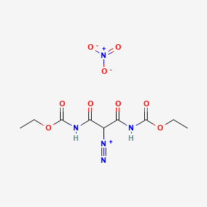 4,6,8,10-Tetraoxo-3,11-dioxa-5,9-diazatridecane-7-diazonium nitrate