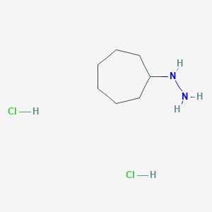 B1453235 Cycloheptylhydrazine dihydrochloride CAS No. 1258640-59-3