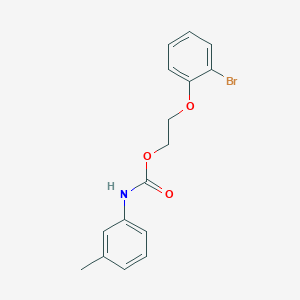 2-(2-Bromophenoxy)ethyl (3-methylphenyl)carbamate