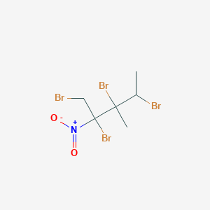 1,2,3,4-Tetrabromo-3-methyl-2-nitropentane