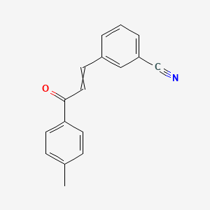 3-[3-(4-Methylphenyl)-3-oxoprop-1-en-1-yl]benzonitrile