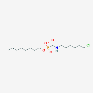 6-Chlorohexylcarbamoyl(octoxy)phosphinate