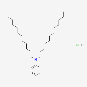 N,N-Didodecylaniline--hydrogen chloride (1/1)