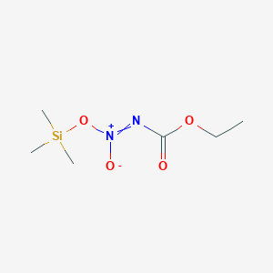 Ethyl 2-oxo-2-[(trimethylsilyl)oxy]-2lambda~5~-diazene-1-carboxylate