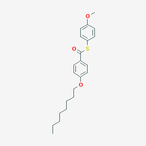 S-(4-Methoxyphenyl) 4-(octyloxy)benzene-1-carbothioate