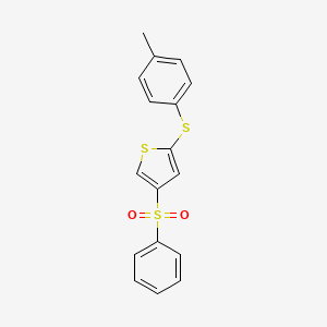 4-(Benzenesulfonyl)-2-[(4-methylphenyl)sulfanyl]thiophene