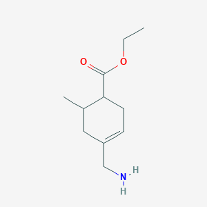 Ethyl 4-(aminomethyl)-6-methylcyclohex-3-ene-1-carboxylate