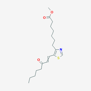 Methyl 7-[5-(3-oxooct-1-en-1-yl)-1,3-thiazol-4-yl]heptanoate