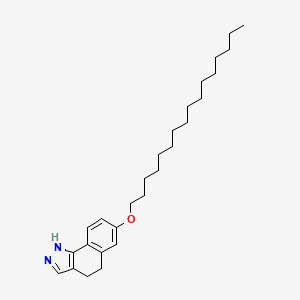 7-(Hexadecyloxy)-4,5-dihydro-1H-benzo[g]indazole