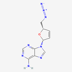 9-[(2R,5S)-5-(Azidomethyl)-2,5-dihydrofuran-2-yl]-9H-purin-6-amine