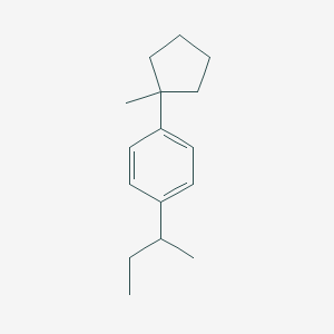 1-(Butan-2-yl)-4-(1-methylcyclopentyl)benzene