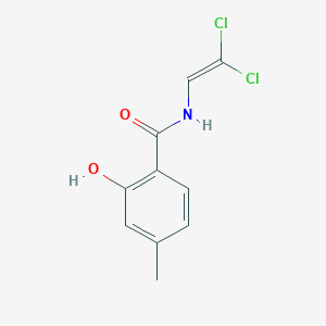 N-(2,2-Dichloroethenyl)-2-hydroxy-4-methylbenzamide