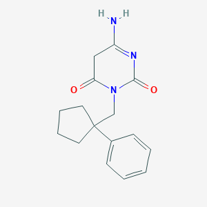 6-Amino-3-[(1-phenylcyclopentyl)methyl]pyrimidine-2,4(3H,5H)-dione