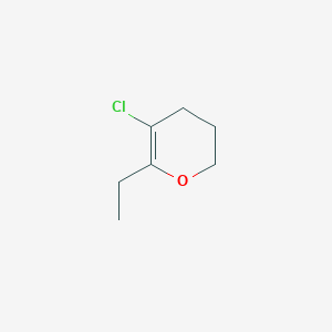 5-Chloro-6-ethyl-3,4-dihydro-2H-pyran