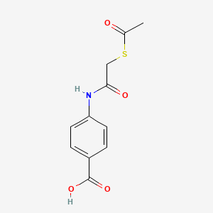 4-[2-(Acetylsulfanyl)acetamido]benzoic acid